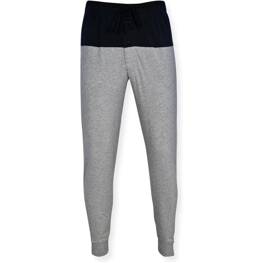 image:imageHanes Hanes Mens Waffle Knit Jogger Pant SleepwearHeatherBlack