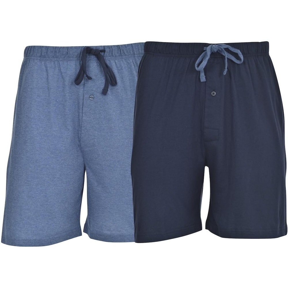 image:imageHanes Mens Woven ShortChambre Bright Navy