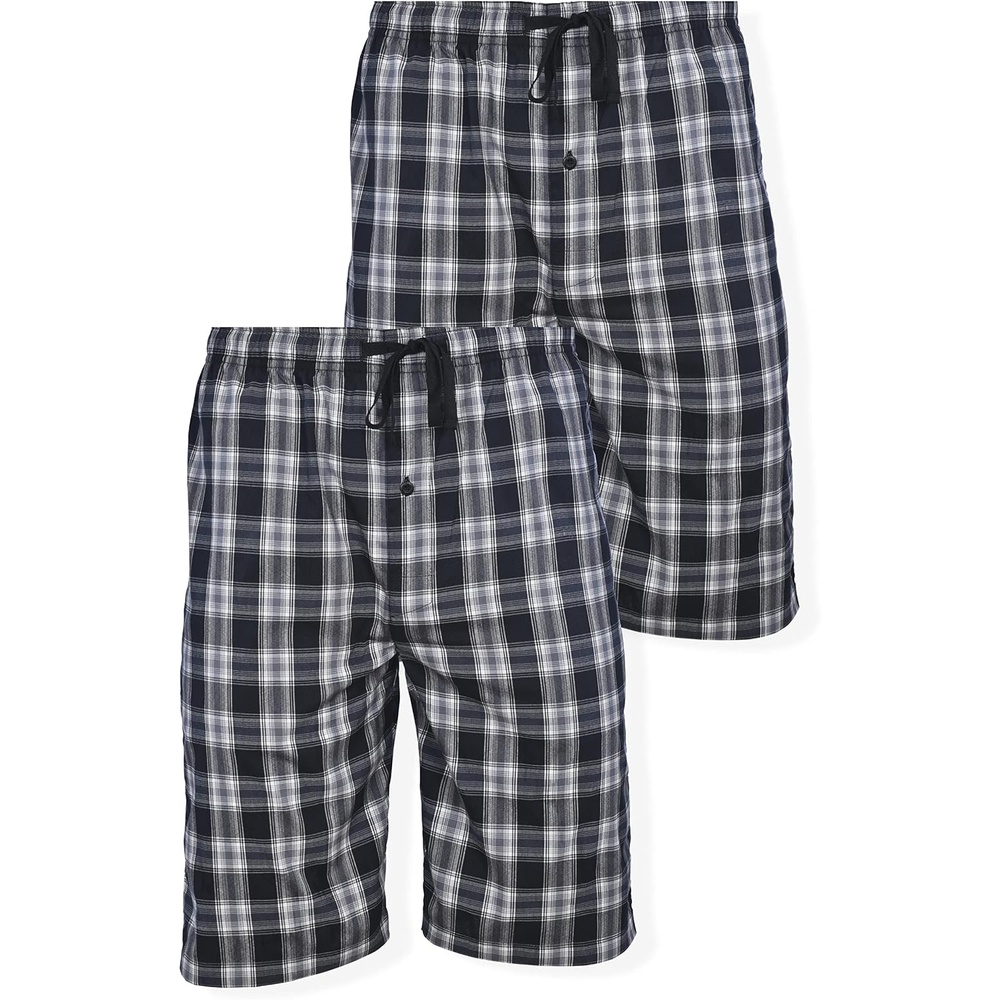 image:imageHanes Mens Woven ShortsBlackBlack