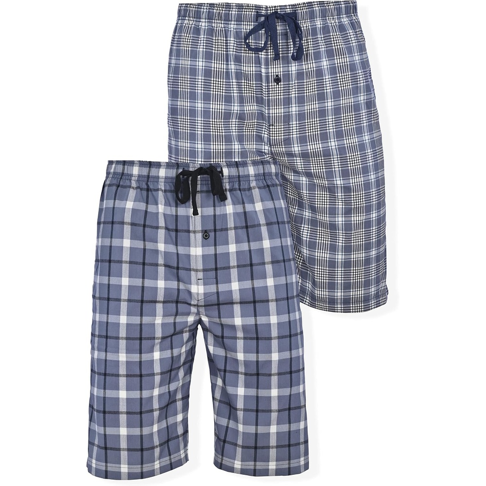 image:imageHanes Mens Woven ShortsGreyGrey