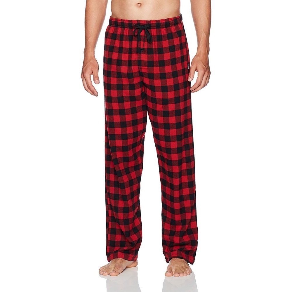 image:imageHanes Ultimate Mens Big Flannel PantRed Buffalo Plaid