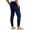 Hanes Hanes Men’s Waffle Knit Jogger Pant Sleepwear(Navy)