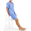 Hanes Men’s Hanes Short Sleeve Pj Set(Blue)