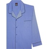 Hanes Men’s Woven Plain-Weave Pajama Set(Blue)