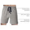 Hanes Men’s Woven Short(Heather Grey/Black)