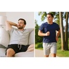 Hanes Men’s Woven Short(Heather Grey/Black)
