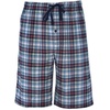 Hanes Men’s Woven Shorts(Red Navy Plaid)