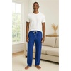 Hanes Men’s X-Temp Jersey Cotton Sleep Pajama Lounge Pants with Pockets, Pj Bottoms, Extended Sizes(Blue)