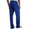 Hanes Men’s X-Temp Jersey Cotton Sleep Pajama Lounge Pants with Pockets, Pj Bottoms, Extended Sizes(Blue)