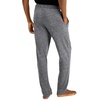 Hanes Men’s X-Temp Jersey Cotton Sleep Pajama Lounge Pants with Pockets, Pj Bottoms, Extended Sizes(Charcoal)
