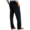 Hanes Men’s X-Temp Jersey Cotton Sleep Pajama Lounge Pants with Pockets, Pj Bottoms, Extended Sizes(Midnight Black)