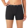 Hanes Originals Women’s Mid-Thigh Boxer Brief Pack, Stretch Cotton Underwear, 4-Pack(Basic Color Mix)