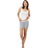 Hanes Originals Women’s Mid-Thigh Boxer Brief Pack, Stretch Cotton Underwear, 4-Pack(Fashion Color Mix)