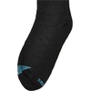 Hanes Ultimate 6-Pack Women’s Lightweight Breathable Wicking Cool Comfort Crew Socks(Black)