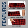 Hanes Ultimate Men’s Big Flannel Pant(Red Buffalo Plaid)