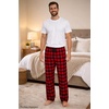 Hanes Ultimate Men’s Big Flannel Pant(Red Buffalo Plaid)