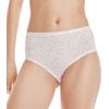 Hanes Women’s Microfiber Stretch Underwear Pack, Comfort Flex Fit Brief Bikini or Thong Panties, 6-Pack(Assorted Modern Brief)