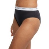 Hanes Women’s Originals Hi-leg Panties, Breathable Stretch Cotton Underwear, Assorted, 6-pack(Basic Color Mix)