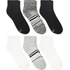 Hanes Women’s Socks, Lightweight Breathable Socks, No Show and Super No Show, 6-Pack(Assorted Black & White)