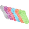 Hanes Women’s Socks, Lightweight Breathable Socks, No Show and Super No Show, 6-Pack(Pink Grey)