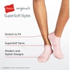 Hanes Women’s Socks Pack, Supersoft Mid Crew and No-show Socks for Women, 6 Pack(Blue)