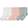 Hanes Women’s Socks Pack, Supersoft Mid Crew and No-show Socks for Women, 6 Pack(Pink)