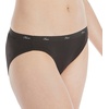 Hanes Women’s Underwear Pack, 10-Pack, Full-Coverage Cotton Blend Panties, Moisture-Wicking Underwear for Women(10-pack Black (Bikini))