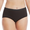 Hanes Women’s Underwear Pack, 10-Pack, Full-Coverage Cotton Blend Panties, Moisture-Wicking Underwear for Women(10-pack Black (Brief))