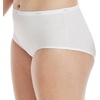 Hanes Women’s Underwear Pack, 10-Pack, Full-Coverage Cotton Blend Panties, Moisture-Wicking Underwear for Women(All White)