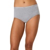 Hanes Women’s Underwear Pack, 10-Pack, Full-Coverage Cotton Blend Panties, Moisture-Wicking Underwear for Women(Pink/Black/Grey Heather/Navy/Tea Floral/White (Brief))