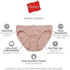 Hanes Women’s Underwear Pack, 10-Pack, Full-Coverage Cotton Blend Panties, Moisture-Wicking Underwear for Women(Pink/Black/Grey Heather/Navy/Tea Floral/White (Hi-cut))