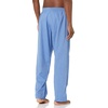 Hanes mens Woven Pajama Pant(Blue Solid)