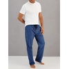 Hanes mens Woven Pajama Pant(Navy Plaid)