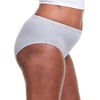 Hanes women’s Hi-Cut Panties Pack, Lightweight Cotton Hi-Cuts, 6-Pack (Retired, Colors May Vary)(Assorted Neutral Solids (Brief))