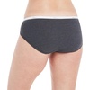 Hanes women’s Hi-Cut Panties Pack, Lightweight Cotton Hi-Cuts, 6-Pack (Retired, Colors May Vary)(Assorted Ribbed Heathers (Hipster))