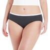 Hanes women’s Hi-Cut Panties Pack, Lightweight Cotton Hi-Cuts, 6-Pack (Retired, Colors May Vary)(Assorted Ribbed Heathers (Hipster))