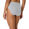 Hanes women’s Hi-Cut Panties Pack, Lightweight Cotton Hi-Cuts, 6-Pack (Retired, Colors May Vary)(White/Pink/Black/Grey Heather/Navy/Tea Floral (Hi-cut))
