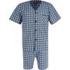 Hanes Men’s Hanes Short Sleeve Pj Set(Blackgrey)