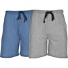 Hanes Men’s Woven Short(Grey Heather/Chambrey Blue)
