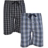 Hanes Men’s Woven Shorts(Blue/Black)