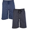 Hanes Men’s Woven Shorts(Navy/Black)