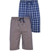 Hanes Men’s Woven Shorts(Navy/Red Gingham)