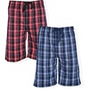 Hanes Men’s Woven Shorts(Red/Navy)