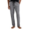 Hanes Men’s X-Temp Jersey Cotton Sleep Pajama Lounge Pants with Pockets, Pj Bottoms, Extended Sizes(Charcoal)