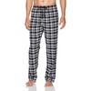 Hanes Ultimate Men’s Big Flannel Pant(Black/White)