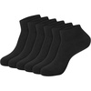 Hanes Women’s 6-Pair Comfort Fit No Show Socks(Black – 6 Pack)