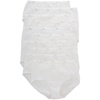 Hanes Women’s Underwear Pack, 10-Pack, Full-Coverage Cotton Blend Panties, Moisture-Wicking Underwear for Women(All White)