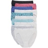 Hanes Women’s Underwear Pack, 10-Pack, Full-Coverage Cotton Blend Panties, Moisture-Wicking Underwear for Women(Assorted Solids/Prints/Heathers (Hi-cut))