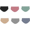 Hanes women’s Hi-Cut Panties Pack, Lightweight Cotton Hi-Cuts, 6-Pack (Retired, Colors May Vary)(Assorted Ribbed Heathers (Brief))