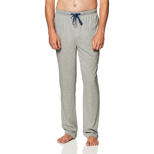 Hanes Men’s Solid Knit Sleep Pant With Pockets and Drawstring(Grey)